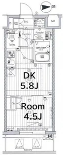 メイクス西新井大師【3階】の間取り