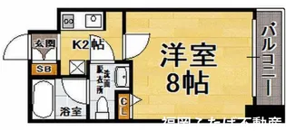 ピュアドーム博多21【4階】の間取り