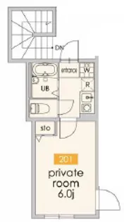ville中落合【2階】の間取り
