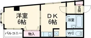 カサデナカノII【2階】の間取り