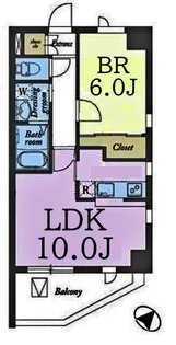 Saint Clair Kawasaki【7階】の間取り