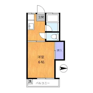 ハニーコーポ【2階】の間取り