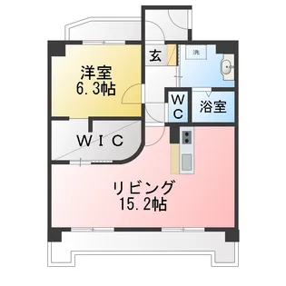 オーキッドマンション柱町【9階】の間取り