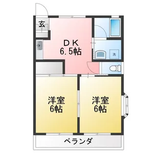 クレーストヒルズ【2階】の間取り