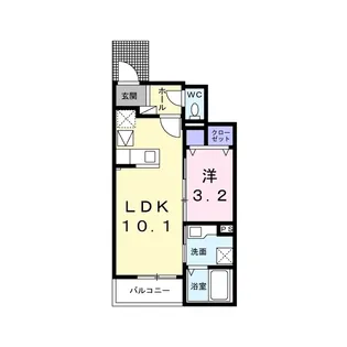 リジエール【1階】の間取り