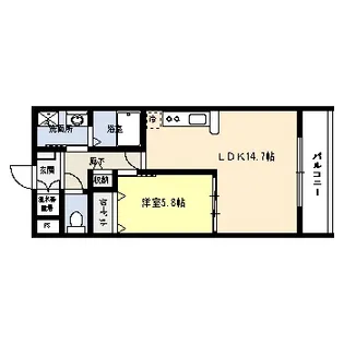 エクサーブ東原【3階】の間取り