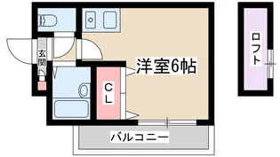 ザ・シティ新大阪【2階】の間取り