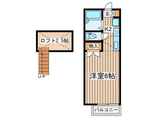 すみれハイツ2【1階】の間取り