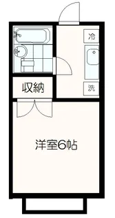 パークハイツ中島I【1階】の間取り