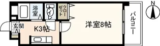 アヴニール ドゥ【3階】の間取り