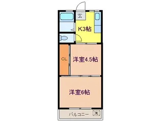 河野マンション【3階】の間取り