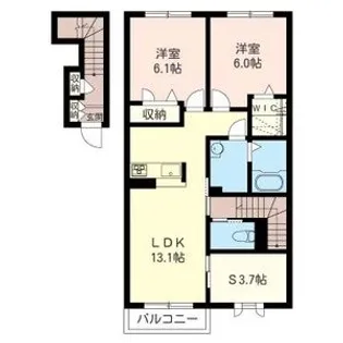フォレナメゾン A【2階】の間取り