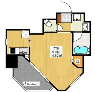 ヴィラ博丈的場町【11階】の間取り