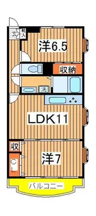 クレール壱番館【3階】の間取り