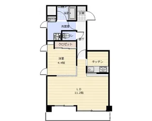 ガーデンヒルズ【1階】の間取り