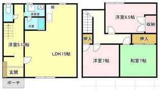 プレジデントハウスBの間取り