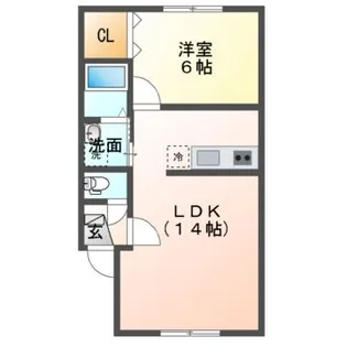 Mハイツ寿8【2階】の間取り
