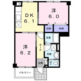 パルテール I【1階】の間取り