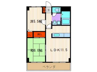 レジデンスオ-クラの間取り