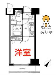 グリフィン横浜・グランビスタ【4階】の間取り