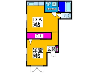 長島ビル【2階】の間取り