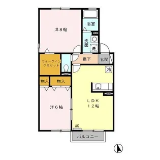 Green hills【2階】の間取り