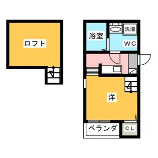 ディアコート新栄【1階】の間取り