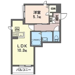 セレニティ【1階】の間取り