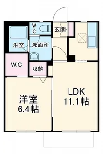 ベルデュールIII【1階】の間取り