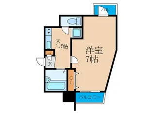 ディナスティ福島【7階】の間取り