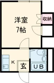 ヴィレッタ平野【2階】の間取り