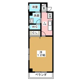 エスポワール東別院【6階】の間取り