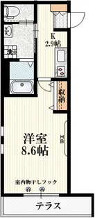 ヴェルデ殿ヶ谷戸【1階】の間取り
