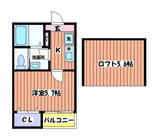 YMA矢川【2階】の間取り