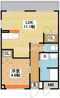アルページュ・ソレイユ【2階】の間取り