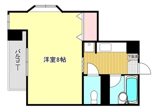 笹の葉ビル【3階】の間取り