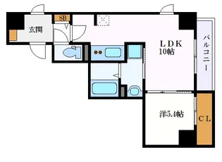 ミリオレビータ金山【4階】の間取り