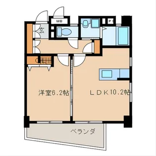 リバーコート77【3階】の間取り