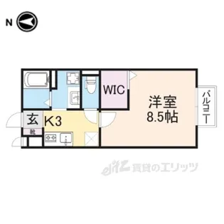 サンロイヤル1【2階】の間取り