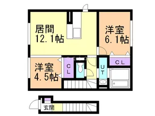 セジュールヤマタケ【2階】の間取り