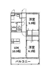 プレジャー希【3階】の間取り