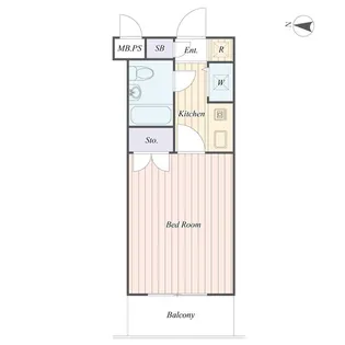 ロアール洗足池【4階】の間取り