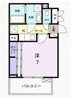 クーランデール A【3階】の間取り