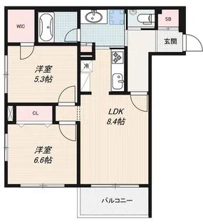 フェリアル豪徳寺【3階】の間取り