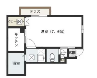Maison Verte【1階】の間取り
