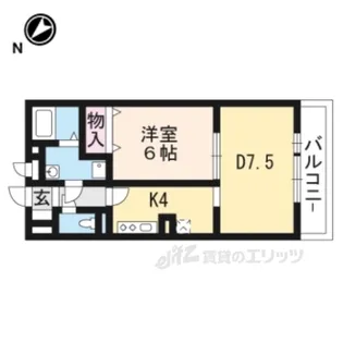 クレセント【2階】の間取り