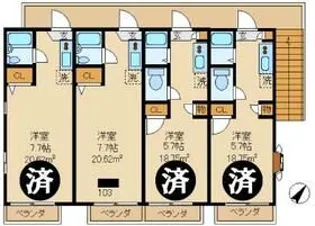 メゾンA【1階】の間取り