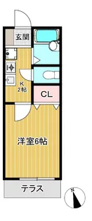 グリーンタウン5【1階】の間取り