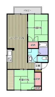 ルミエール10【2階】の間取り