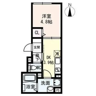 トルナーレ【3階】の間取り